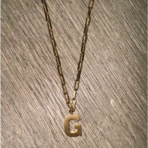 Kate Spade letter G authentic necklace NWT